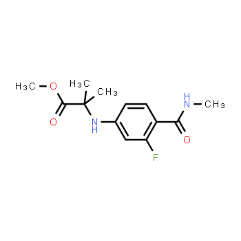 1332524-01-2 | N-[3-Fluoro-4-[(methylamino)carbonyl]phenyl]-2-methylalanine methyl ester