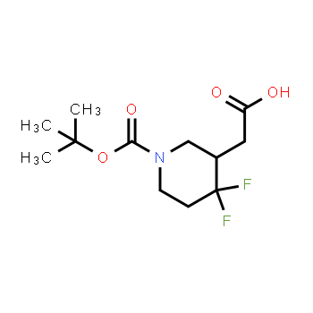 1334417-29-6 | 2-{1-[(tert-butoxy)carbonyl]-4,4-difluoropiperidin-3-yl}acetic acid