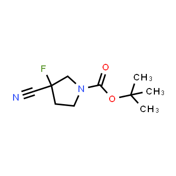 1334675-01-2 | tert-butyl 3-cyano-3-fluoropyrrolidine-1-carboxylate