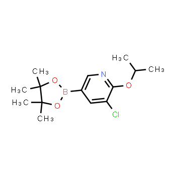 1344997-94-9 | 3-chloro-2-isopropoxy-5-(4,4,5,5-tetramethyl-1,3,2-dioxaborolan-2-yl)pyridine