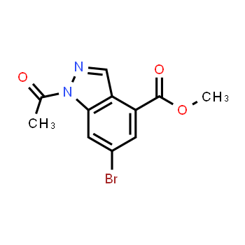 1346597-55-4 | methyl 1-acetyl-6-bromo-1H-indazole-4-carboxylate