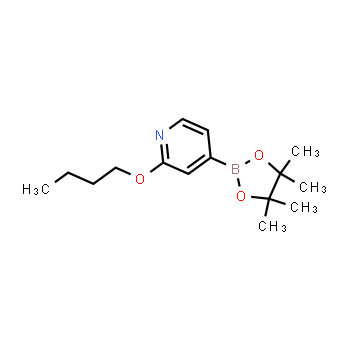 1346707-86-5 | 2-butoxy-4-(4,4,5,5-tetramethyl-1,3,2-dioxaborolan-2-yl)pyridine