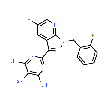 1350653-30-3 | 2-{5-fluoro-1-[(2-fluorophenyl)methyl]-1H-pyrazolo[3,4-b]pyridin-3-yl}pyrimidine-4,5,6-triamine