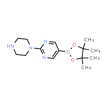 1351990-53-8 | 2-(piperazin-1-yl)-5-(4,4,5,5-tetramethyl-1,3,2-dioxaborolan-2-yl)pyrimidine