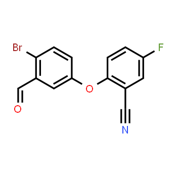 1353100-93-2 | 2-Bromo-5-(2-cyano-4-fluorophenoxy)benzaldehyde