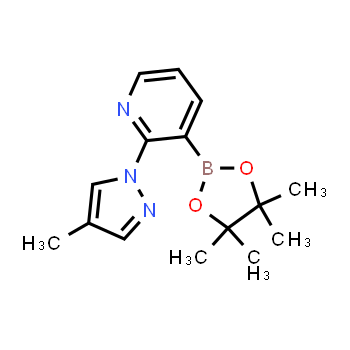 1353887-57-6 | 2-(4-methyl-1H-pyrazol-1-yl)-3-(4,4,5,5-tetramethyl-1,3,2-dioxaborolan-2-yl)pyridine