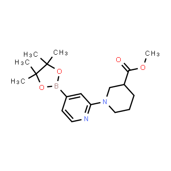 1355387-81-3 | methyl 1-(4-(4,4,5,5-tetramethyl-1,3,2-dioxaborolan-2-yl)pyridin-2-yl)piperidine-3-carboxylate