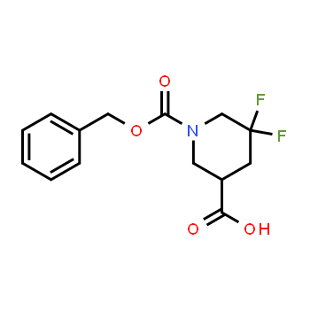 1356338-81-2 | 1-[(benzyloxy)carbonyl]-5,5-difluoropiperidine-3-carboxylic acid