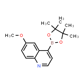 1356553-37-1 | 6-methoxy-4-(4,4,5,5-tetramethyl-1,3,2-dioxaborolan-2-yl)quinoline