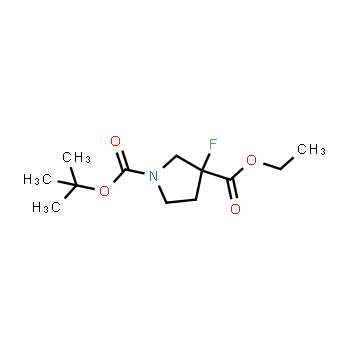 1363382-13-1 | 1-tert-butyl 3-ethyl 3-fluoropyrrolidine-1,3-dicarboxylate