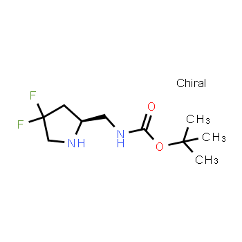 1363384-66-0 | tert-butyl N-{[(2S)-4,4-difluoropyrrolidin-2-yl]methyl}carbamate