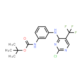 1374507-23-9 | N-[3-[[2-Chloro-5-(trifluoromethyl)-4-pyrimidinyl]amino]phenyl]carbamic acid 1,1-dimethylethyl ester