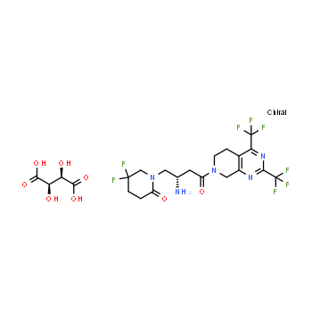 1374639-74-3 | Gemigliptin (2R,​3R)​-​2,​3-​dihydroxybutanedioat​e