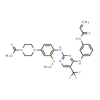 1374640-70-6 | N-(3-((2-((4-(4-Acetylpiperazin-1-yl)-2-methoxyphenyl)amino)-5-(trifluoromethyl)pyrimidin-4-yl)amino)phenyl)prop-2-enamide