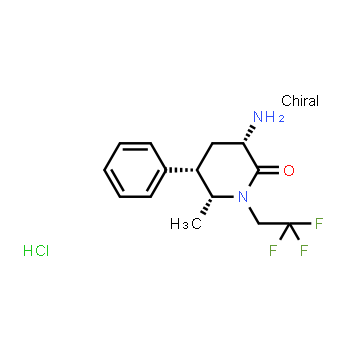 1375470-88-4 | (3S,5S,6R)-3-amino-6-methyl-5-phenyl-1-(2,2,2-trifluoroethyl)piperidin-2-one hydrochloride