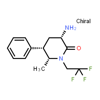 1375794-69-6 | (3S,5S,6R)-3-amino-6-methyl-5-phenyl-1-(2,2,2-trifluoroethyl)piperidin-2-one