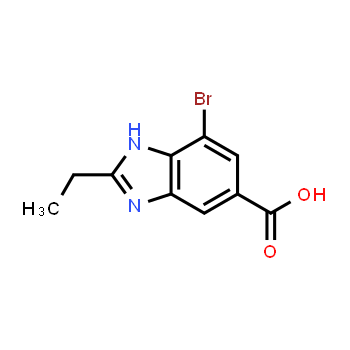 1378260-23-1 | 7-Bromo-2-ethyl-1H-benzo[d]imidazole-5-carboxylic acid