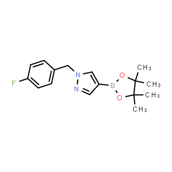 1379615-58-3 | 1-[(4-fluorophenyl)methyl]-4-(tetramethyl-1,3,2-dioxaborolan-2-yl)-1H-pyrazole