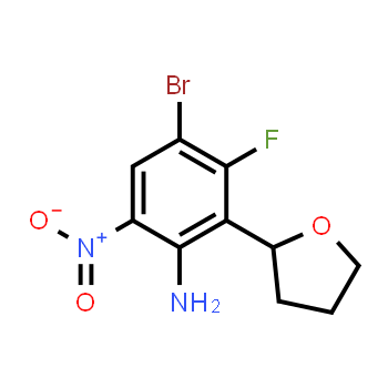 1384984-27-3 | 4-bromo-3-fluoro-6-nitro-2-(oxolan-2-yl)aniline