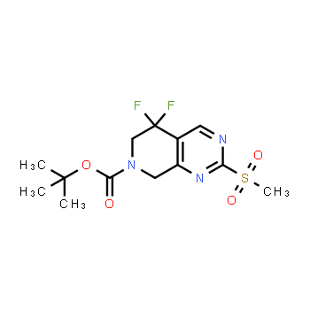 1395079-09-0 | tert-butyl 5,5-difluoro-2-methanesulfonyl-5H,6H,7H,8H-pyrido[3,4-d]pyrimidine-7-carboxylate