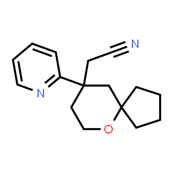 1401031-37-5 | 2-(9-(pyridin-2-yl)-6-oxaspiro[4.5]decan-9-yl)acetonitrile