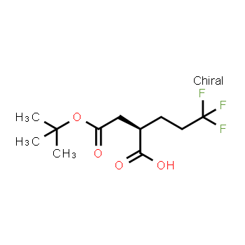 1401067-08-0 | (2R)-2-[2-(tert-butoxy)-2-oxoethyl]-5,5,5-trifluoropentanoic acid