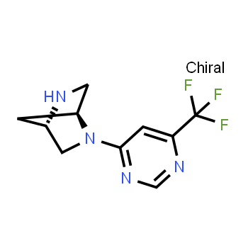 1402040-56-5 | 2,5-Diazabicyclo[2.2.1]heptane, 2-[6-(trifluoromethyl)-4-pyrimidinyl]-, (1S,4S)-