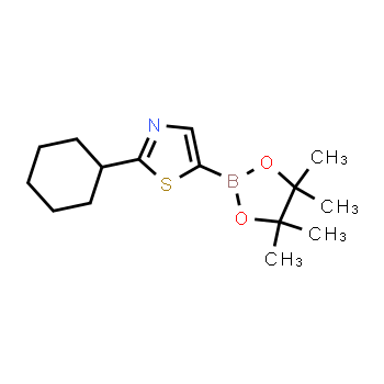 1402166-60-2 | 2-cyclohexyl-5-(4,4,5,5-tetramethyl-1,3,2-dioxaborolan-2-yl)thiazole