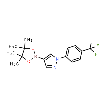 1402233-46-8 | 4-(4,4,5,5-tetramethyl-1,3,2-dioxaborolan-2-yl)-1-(4-(trifluoromethyl)phenyl)-1H-pyrazole