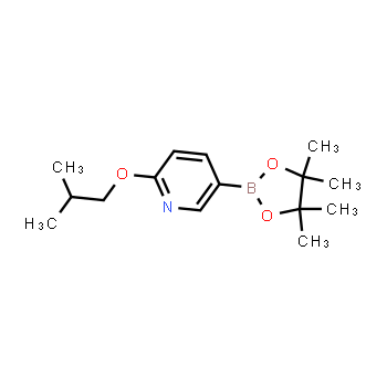 1402740-34-4 | 2-isobutoxy-5-(4,4,5,5-tetramethyl-1,3,2-dioxaborolan-2-yl)pyridine