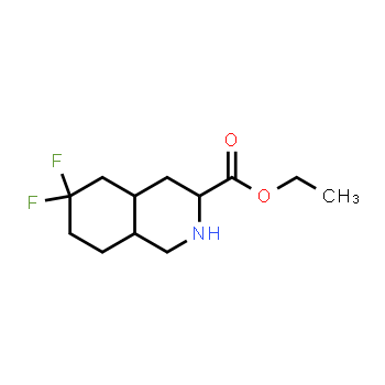 1403766-53-9 | ethyl 6,6-difluoro-decahydroisoquinoline-3-carboxylate