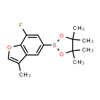 1404110-10-6 | 2-(7-fluoro-3-methylbenzofuran-5-yl)-4,4,5,5-tetramethyl-1,3,2-dioxaborolane