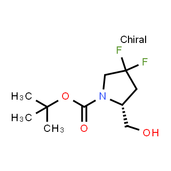 1407991-22-3 | tert-butyl (2R)-4,4-difluoro-2-(hydroxymethyl)pyrrolidine-1-carboxylate