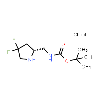 1407991-26-7 | tert-butyl N-{[(2R)-4,4-difluoropyrrolidin-2-yl]methyl}carbamate