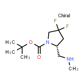 1407997-77-6 | tert-butyl (2R)-4,4-difluoro-2-[(methylamino)methyl]pyrrolidine-1-carboxylate