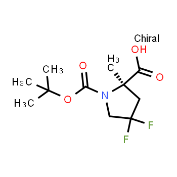 1408002-85-6 | (2R)-1-[(tert-butoxy)carbonyl]-4,4-difluoro-2-methylpyrrolidine-2-carboxylic acid