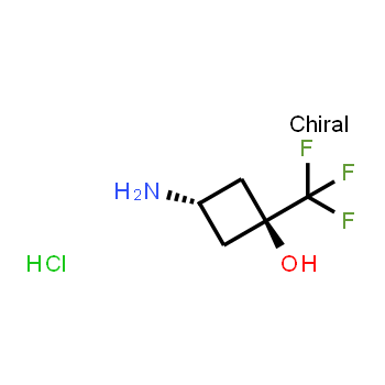 1408075-16-0 | trans-3-amino-1-(trifluoromethyl)cyclobutan-1-ol hydrochloride