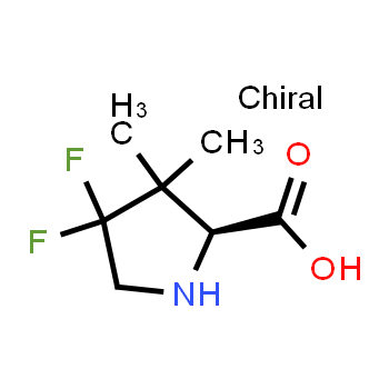 1408076-44-7 | (2S)-4,4-difluoro-3,3-dimethylpyrrolidine-2-carboxylic acid