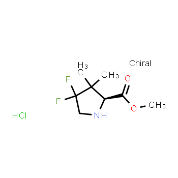 1408229-33-3 | methyl (2S)-4,4-difluoro-3,3-dimethylpyrrolidine-2-carboxylate hydrochloride