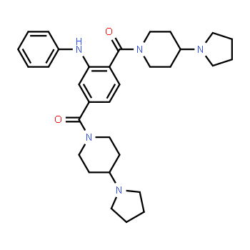 1415800-43-9 | (2-(phenylamino)-1,4-phenylene)bis((4-(pyrrolidin-1-yl)piperidin-1-yl)methanone)