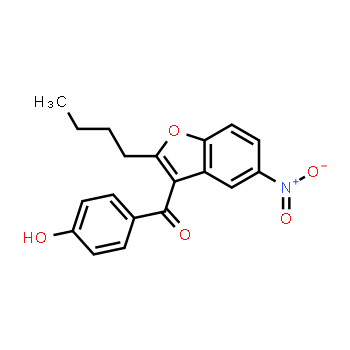 141645-16-1 | 2-butyl-3-(4-hydroxybenzoyl)-5-nitrobenzofuran