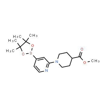 1417192-50-7 | methyl 1-(4-(4,4,5,5-tetramethyl-1,3,2-dioxaborolan-2-yl)pyridin-2-yl)piperidine-4-carboxylate