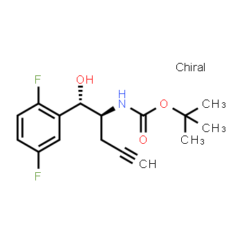 1417402-42-6 | Carbamic acid, N-[(1S)-1-[(S)-(2,5-difluorophenyl)hydroxymethyl]-3-butyn-1-yl]-, 1,1-dimethylethyl ester