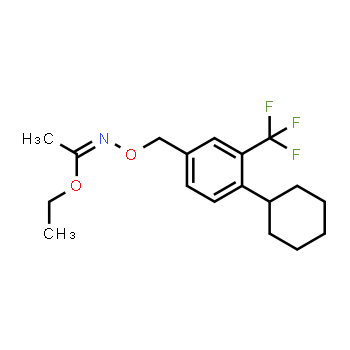 1418144-65-6 | (Z)-(ethyl N-{[4-cyclohexyl-3-(trifluoromethyl)phenyl]methoxy}ethanecarboximidate)