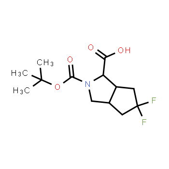 1419100-99-4 | 2-[(tert-butoxy)carbonyl]-5,5-difluoro-octahydrocyclopenta[c]pyrrole-1-carboxylic acid