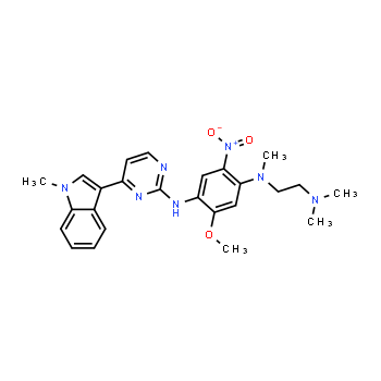 1421372-67-9 | 1,4-BenzenediaMine,N1-[2-(diMethylaMino)ethyl]-5-Methoxy-N1-Methyl-N4-[4-(1-Methyl-1H-indol-3-yl)-2-pyriMidinyl]-2-nitro-