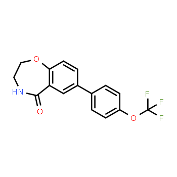 1430092-39-9 | 7-[4-(trifluoromethoxy)phenyl]-2,3,4,5-tetrahydro-1,4-benzoxazepin-5-one