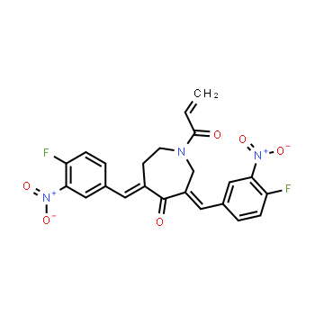 1431280-51-1 | (3E,5E)-1-Acryloyl-3,5-bis(4-fluoro-3-nitrobenzylidene)hexahydro-4H-azepin-4-one