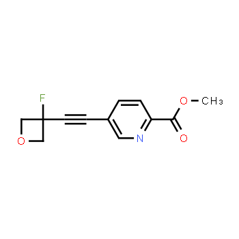 1434141-74-8 | methyl 5-[2-(3-fluorooxetan-3-yl)ethynyl]pyridine-2-carboxylate