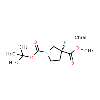 1438852-70-0 | 1-tert-butyl 3-methyl (3R)-3-fluoropyrrolidine-1,3-dicarboxylate